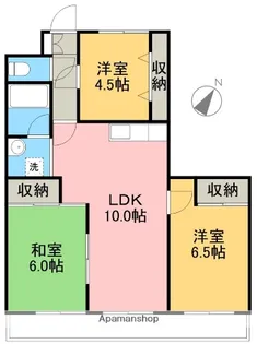 クレールシャンブル21【303号室】の間取り