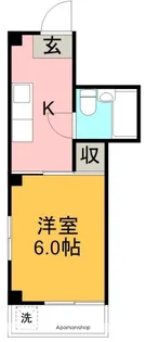 シングルハイツⅡ【3階】の間取り