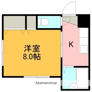メゾンドリベルテ【101号室】の間取り