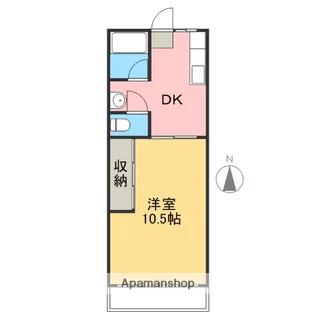 第二コーポサチ【2階】の間取り