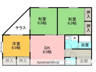 エナール高須【2階】の間取り