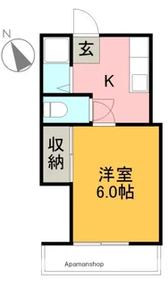 プレステージ仲田【302号室】の間取り