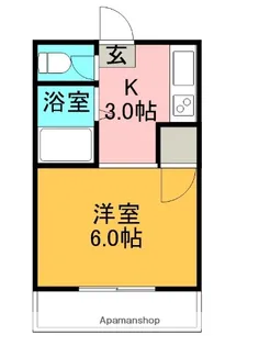 小倉ハイツ【305号室】の間取り