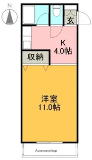 ハイスリー21Ⅱ【401号室】の間取り