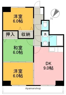 ロゼ3【9階】の間取り