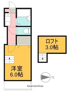 F・グレース高須新町【1階】の間取り