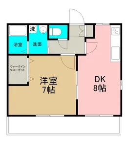 コンフォート弥右衛門【201号室】の間取り