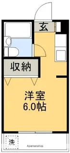 日の出ハイツ【303号室】の間取り