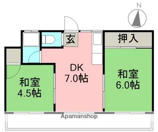RSIDE【2階】の間取り