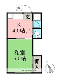 ブルーハイツ一宮東町【302号室】の間取り