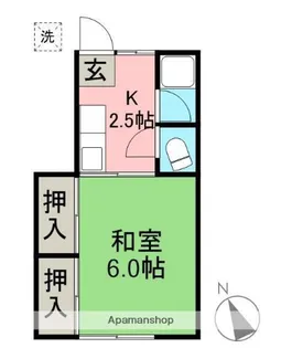 ブルーハイツ一宮東町【303号室】の間取り
