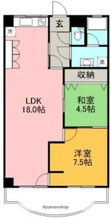 鹿児ハイツ【203号室】の間取り