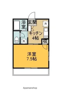 ウインドワード翔Ⅱ【101号室】の間取り