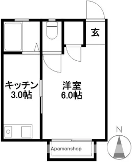 ブリック愛宕【502号室】の間取り