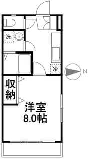 ヴィレッジ大津【305号室】の間取り
