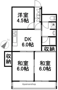 山本ハイツ(一宮西町)【303号室】の間取り