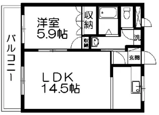 エルシエロ【2階】の間取り