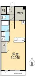 ドリームハウスしののめ【413号室】の間取り