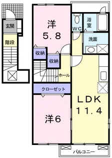 パノラマ【2階】の間取り
