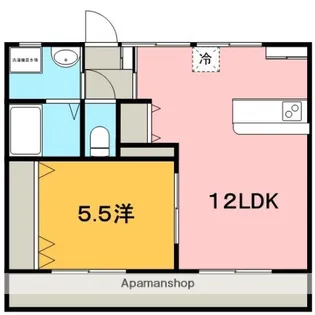 ハイツクラウド【302号室】の間取り