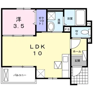シャロン ウィンドウ【1階】の間取り