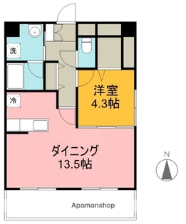 CALM.ES【504号室】の間取り