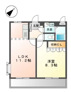 ベイサイドパレス横浜【2階】の間取り