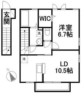 エクセル21【2階】の間取り