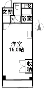 泉ビル【401号室】の間取り