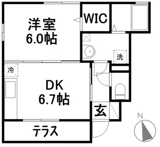 グランドキャニオン【1階】の間取り