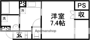 アゼリア南はりま【7階】の間取り