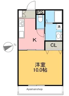 アテナ【206号室】の間取り