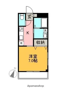 SHELLY・APARTMENT【3階】の間取り