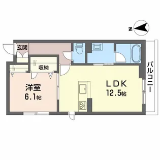 シャーメゾン雅【2階】の間取り