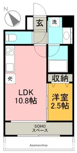 J.リヴェール高知一宮【302号室】の間取り