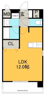 レ・メニュアール薊野【2階】の間取り