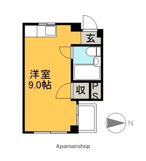 まやハウス【201号室】の間取り