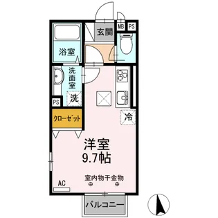 コージーコート【105号室】の間取り