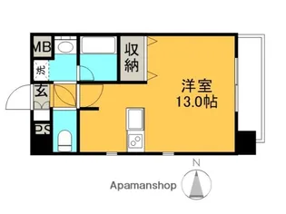 プラスK【505号室】の間取り
