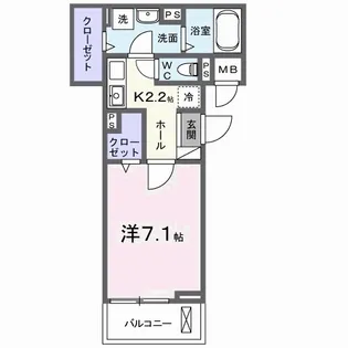 JADA HOUSE桜井【3階】の間取り