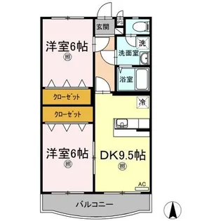 エスペランサ I【1階】の間取り