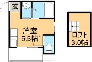 アリストハイツ【202号室】の間取り