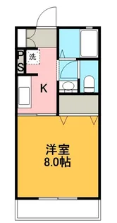 KANADA A棟【2階】の間取り