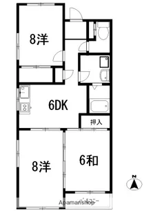 ジャストハイツ【302号室】の間取り