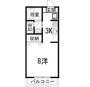 ハッピーライフⅡ【1階】の間取り