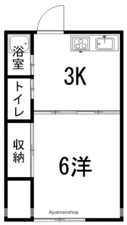 コーポトーメン【302号室】の間取り