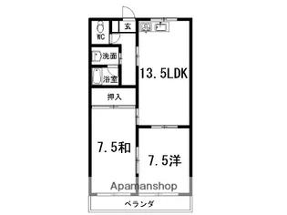 高知県高知市高須新町1丁目【マンション】の間取り