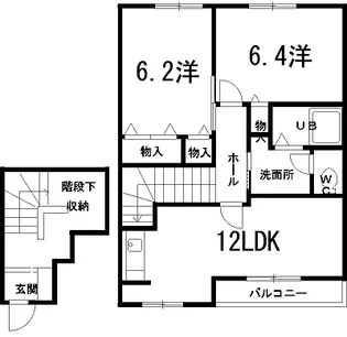 アヴァン パルク S【1階】の間取り