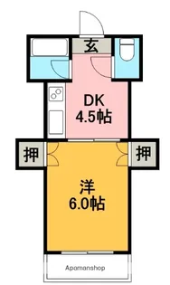 ガーデンタワー【302号室】の間取り