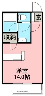Sマンション【2階】の間取り